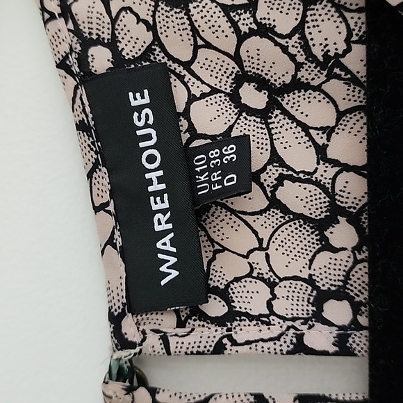 Warehouse Floral Summer Dress Size 6 - Picture 3 of 6